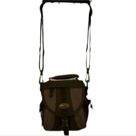 Lowepro Padded Camera Bag Tote Shoulder Satchel Black Gray - Picture 3 of 14